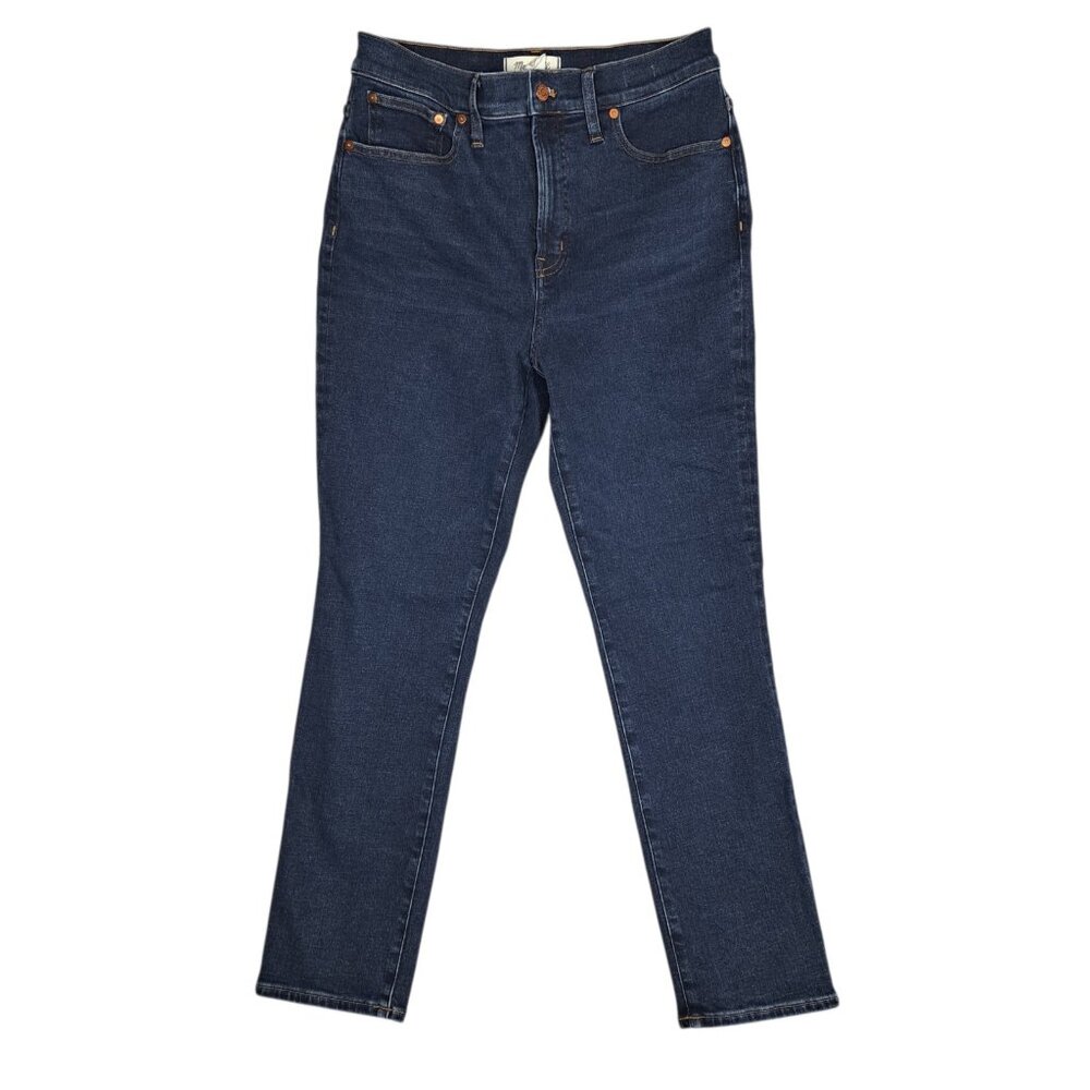 Madewell The Perfect Vintage Jean Sz 29 Dark Wash Hi Rise Straight Leg Womens